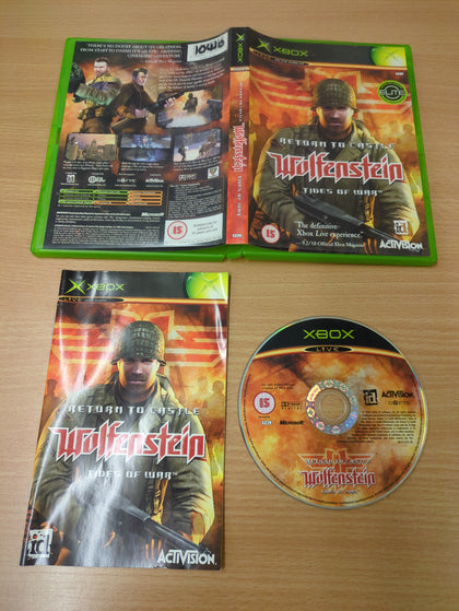 Return to Castle Wolfenstein: Tides of War original Xbox game