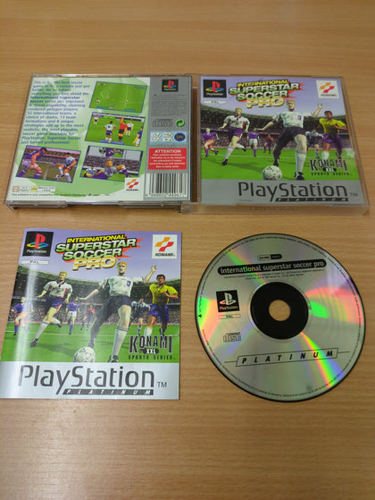 International Superstar Soccer Pro Platinum Sony PS1 game