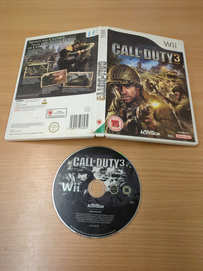 Call of Duty 3 Nintendo Wii game