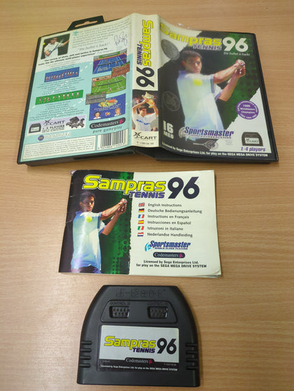 Sampras Tennis 96 Sega Mega Drive game complete