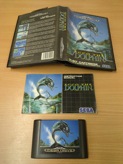 Ecco The Dolphin Sega Mega Drive game complete