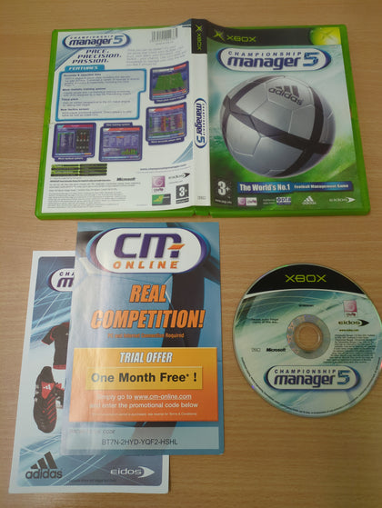 Championship Manager 5 original Xbox game