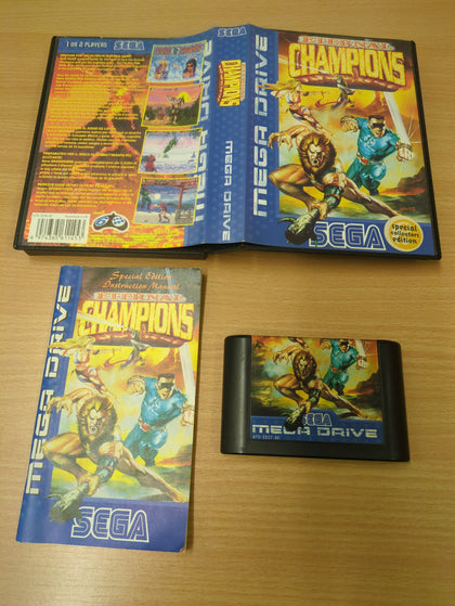 Eternal Champions Sega Mega Drive game complete