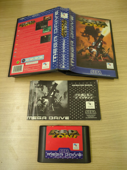 Red Zone Sega Mega Drive game complete