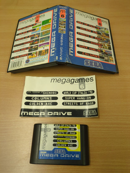 Mega Games 6 Sega Mega Drive game complete