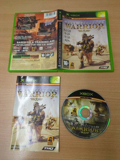 Full Spectrum Warrior original Xbox game