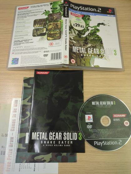 Metal Gear Solid 3: Snake Eater Sony PS2 game