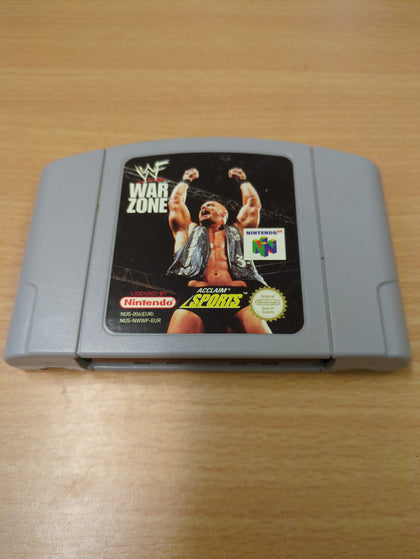 WWF WarZone Nintendo N64 game Cart Only