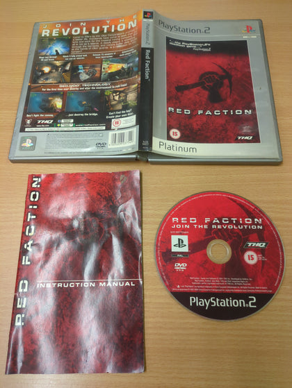 Red Faction Platinum Sony PS2 game