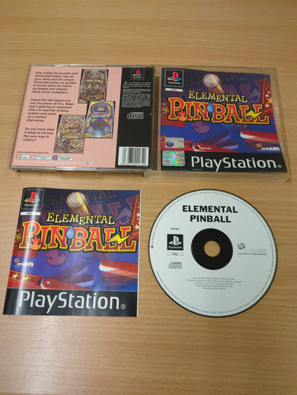 Elemental Pinball Sony PS1 game