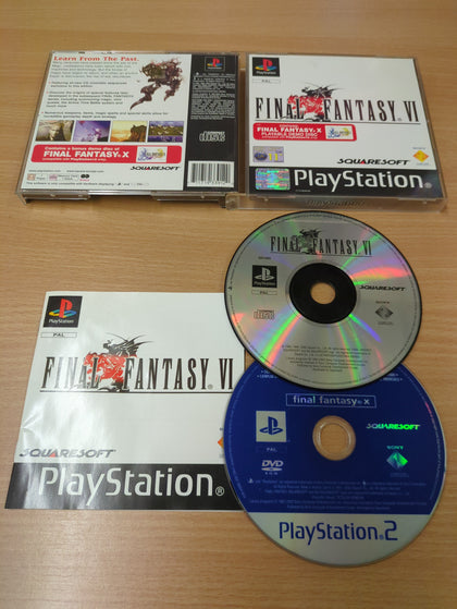 Final Fantasy VI Sony PS1 game + demo