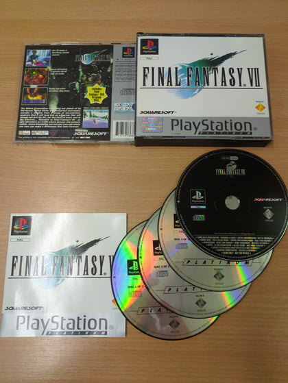 Final Fantasy VII Platinum Sony PS1 game