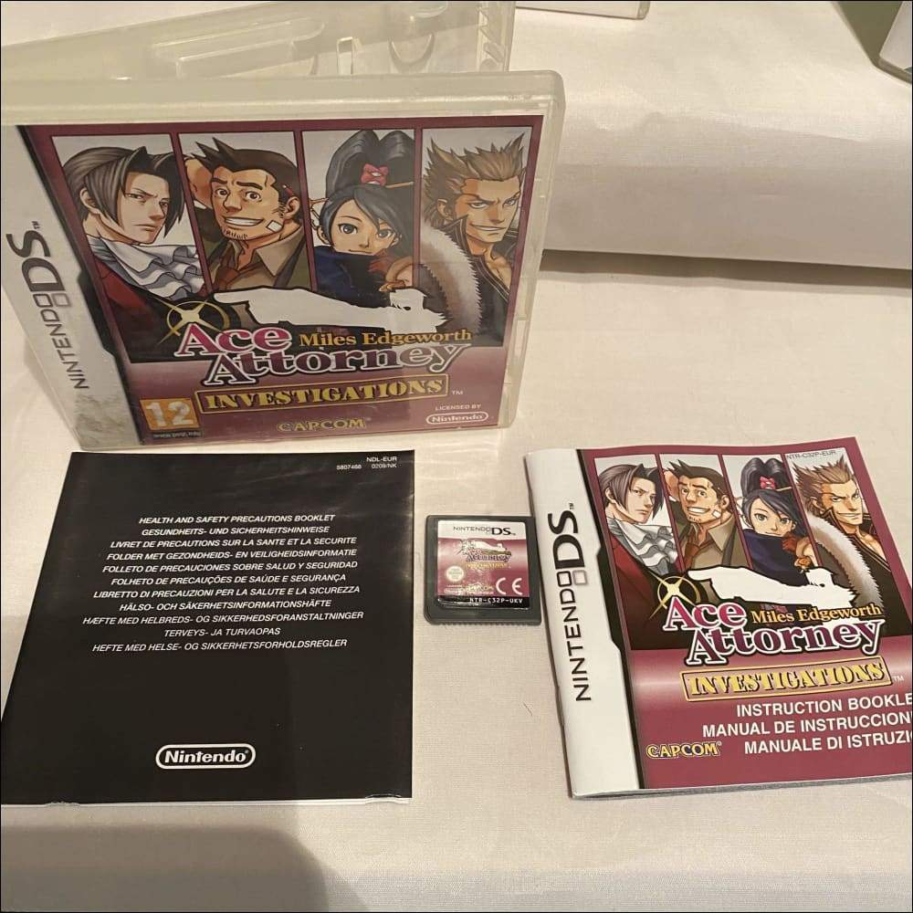 Ace Attorney Investigations : Miles Edgeworth Nintendo DS 