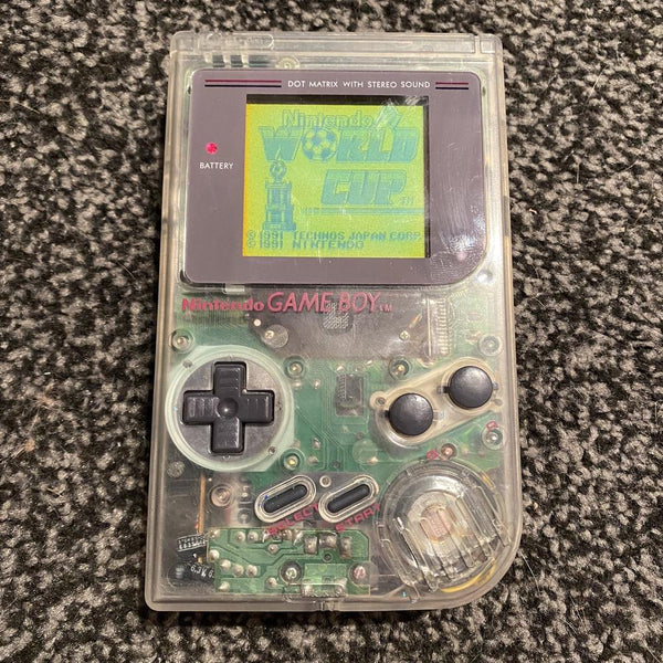 Original Nintendo Game Boy DMG-01 Transparent/Clear model good -