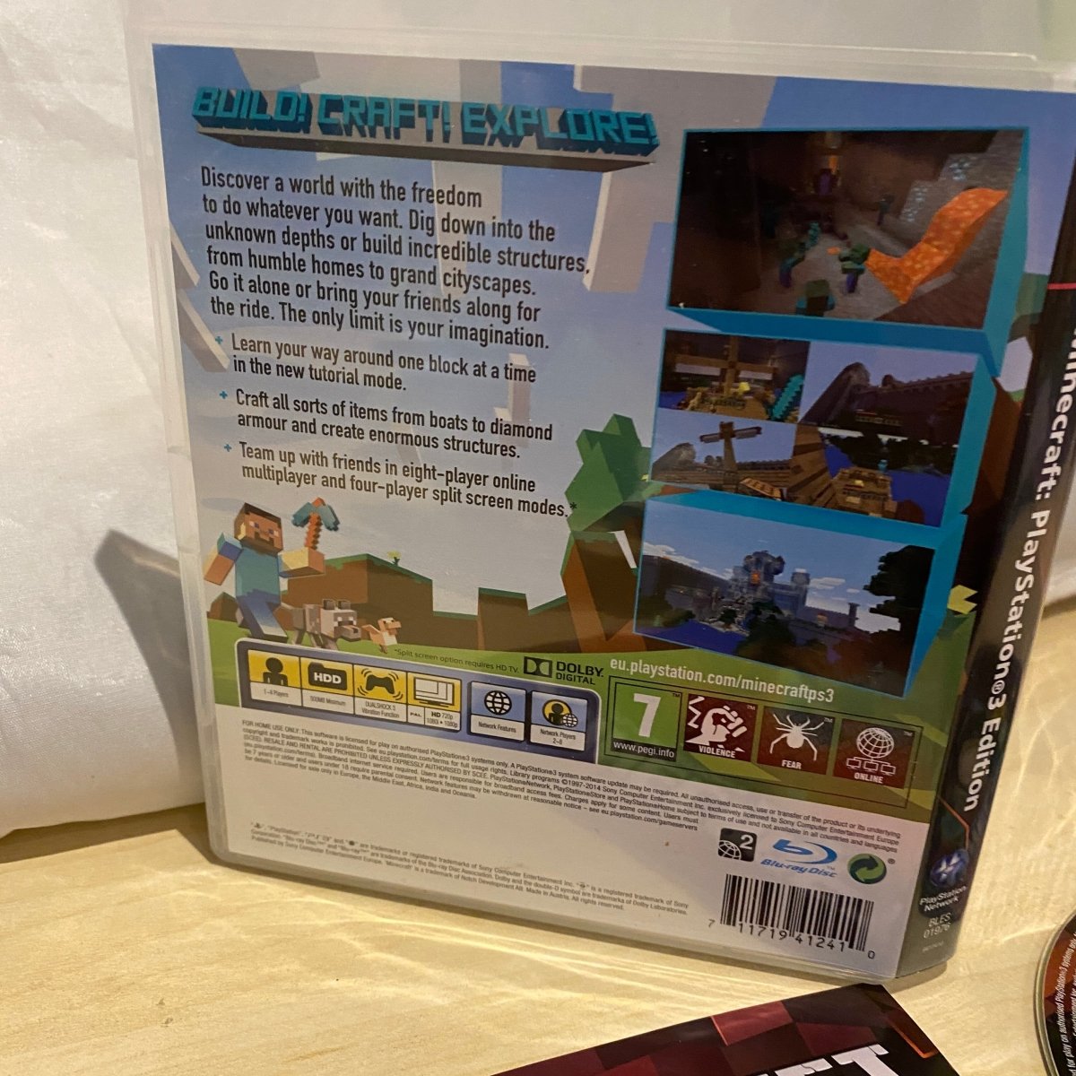 Minecraft ps3 edition Playstation 3 game – retro game store uk 