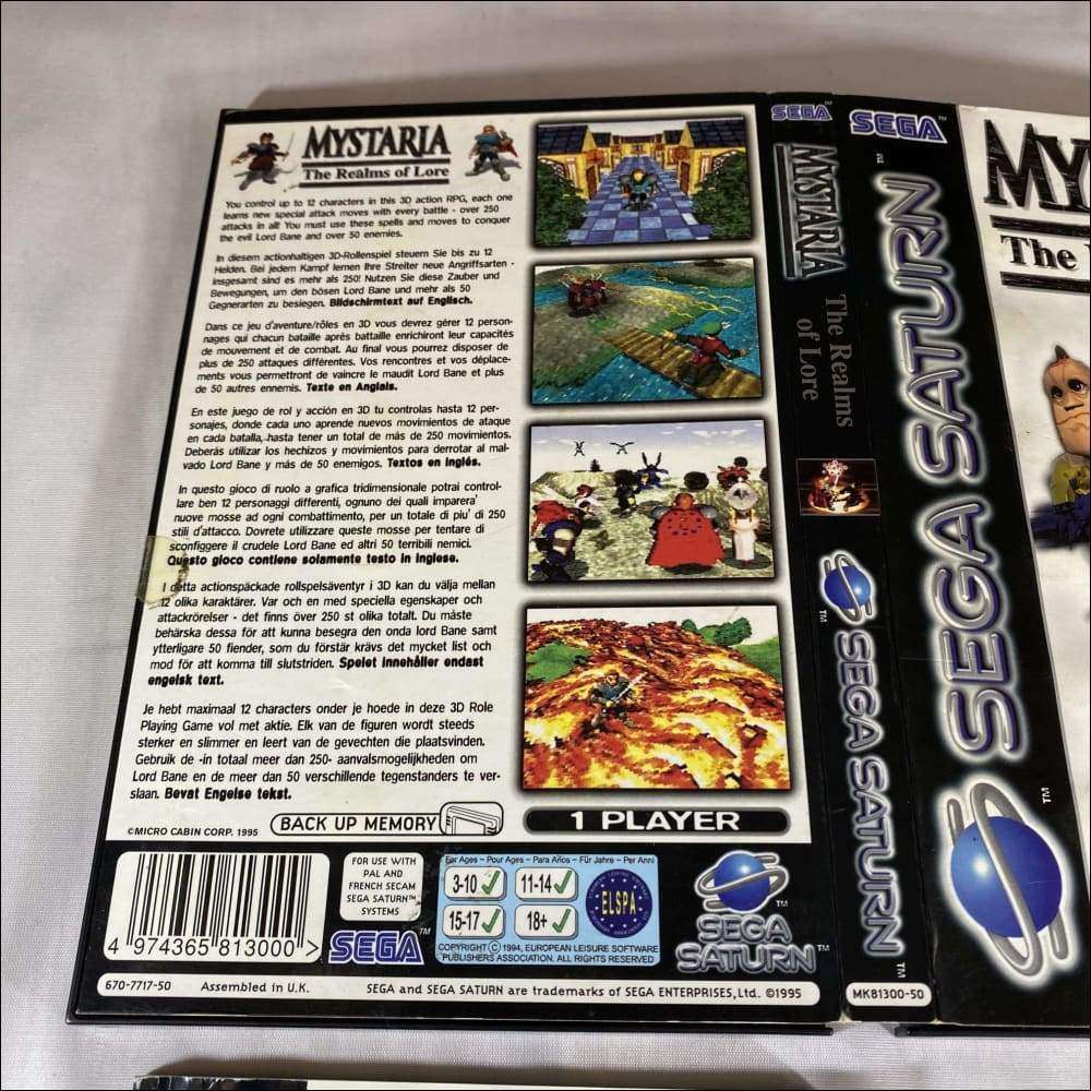 Mystaria Sega saturn game complete 37.99 8BitBeyond – retro game store ...