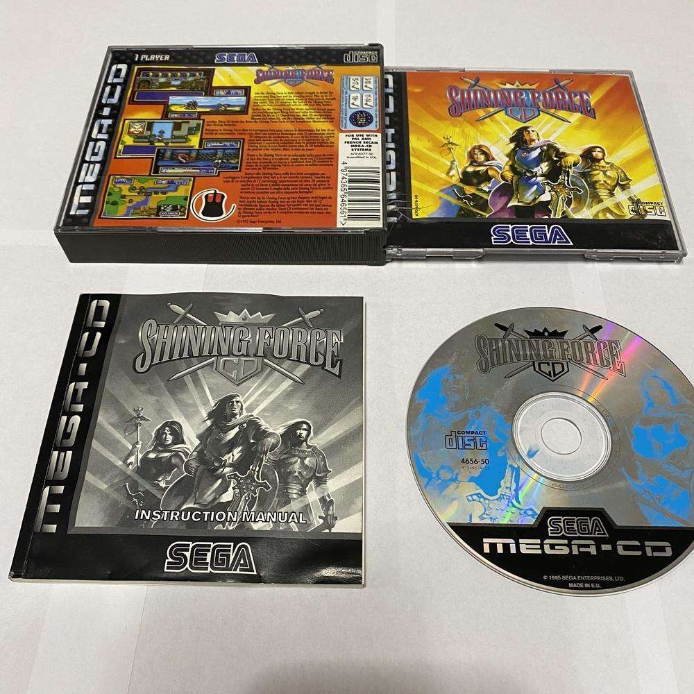 Shining force CD Sega mega cd game complete