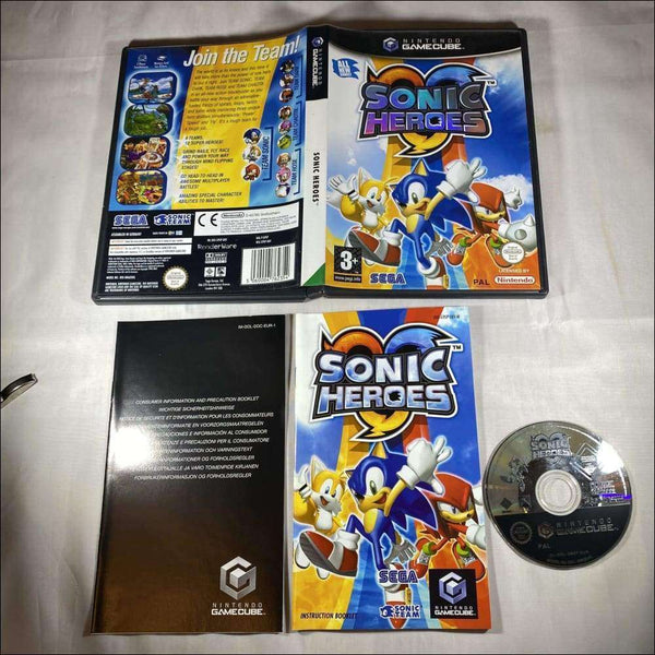 Vintage Nintendo Gamecube Sonic Heroes Video Game Cube Sonic 