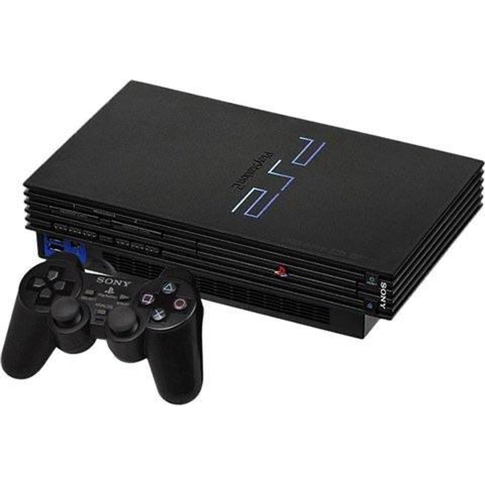 PS2 outlets PlayStation 2 slim with games and controller