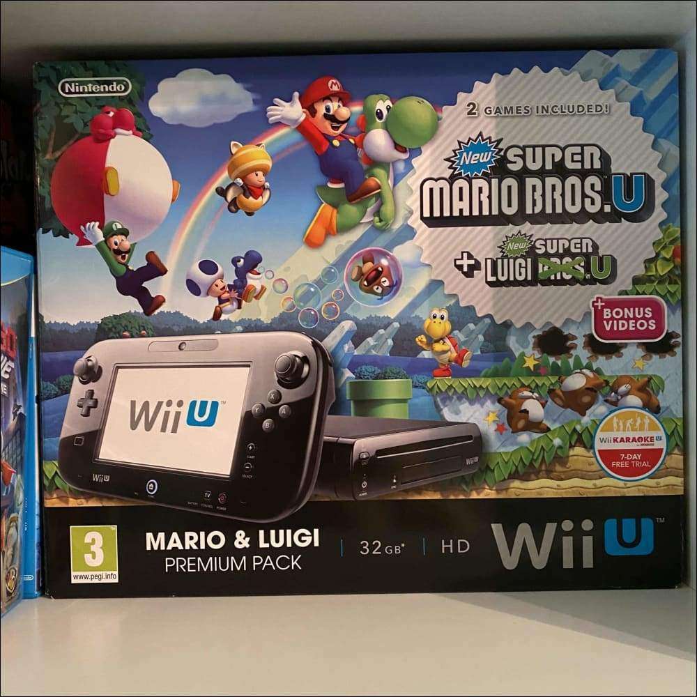  Wii U 8GB Basic Set Console + New Super Mario Bros. U